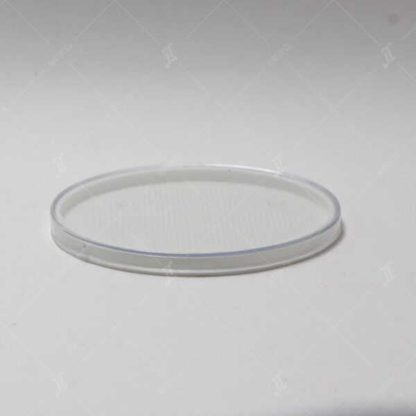 white oval bottom polyCrystal saffron container