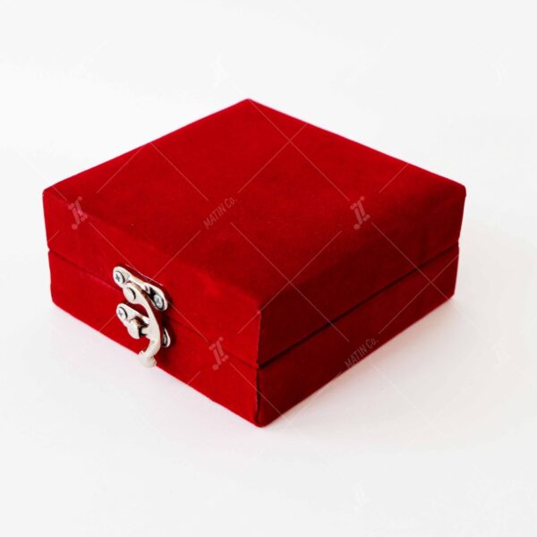 Saffron packaging-Velvet Box with tin container for Sargol or Negin