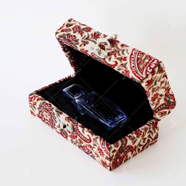 Velvet,Terme, Leather Box with Azin Container