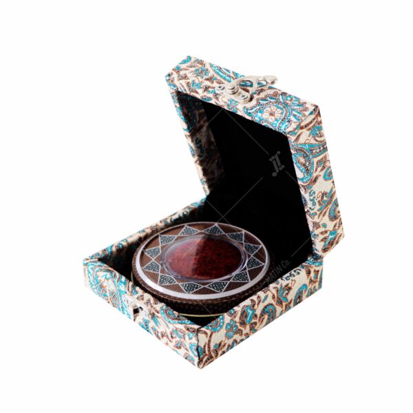Saffron packaging-Terme Box with tin container for Sargol or Negin